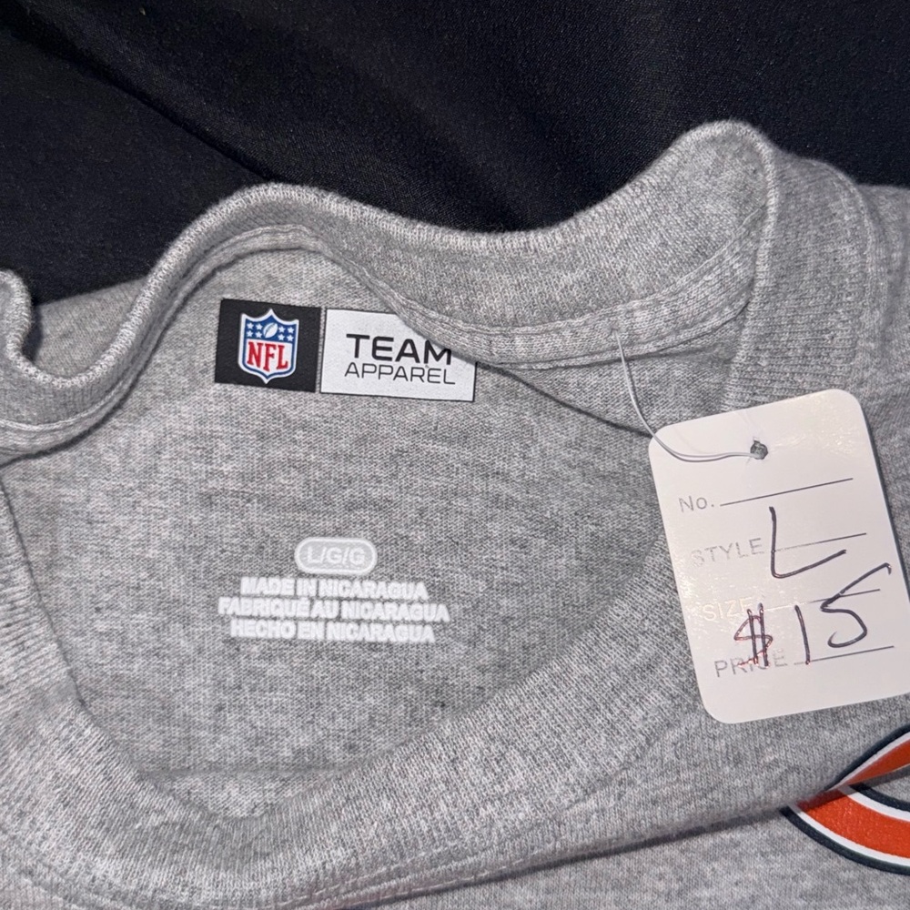 NFL Gray Team Apparel Shirt NEW - Picture 4 of 4